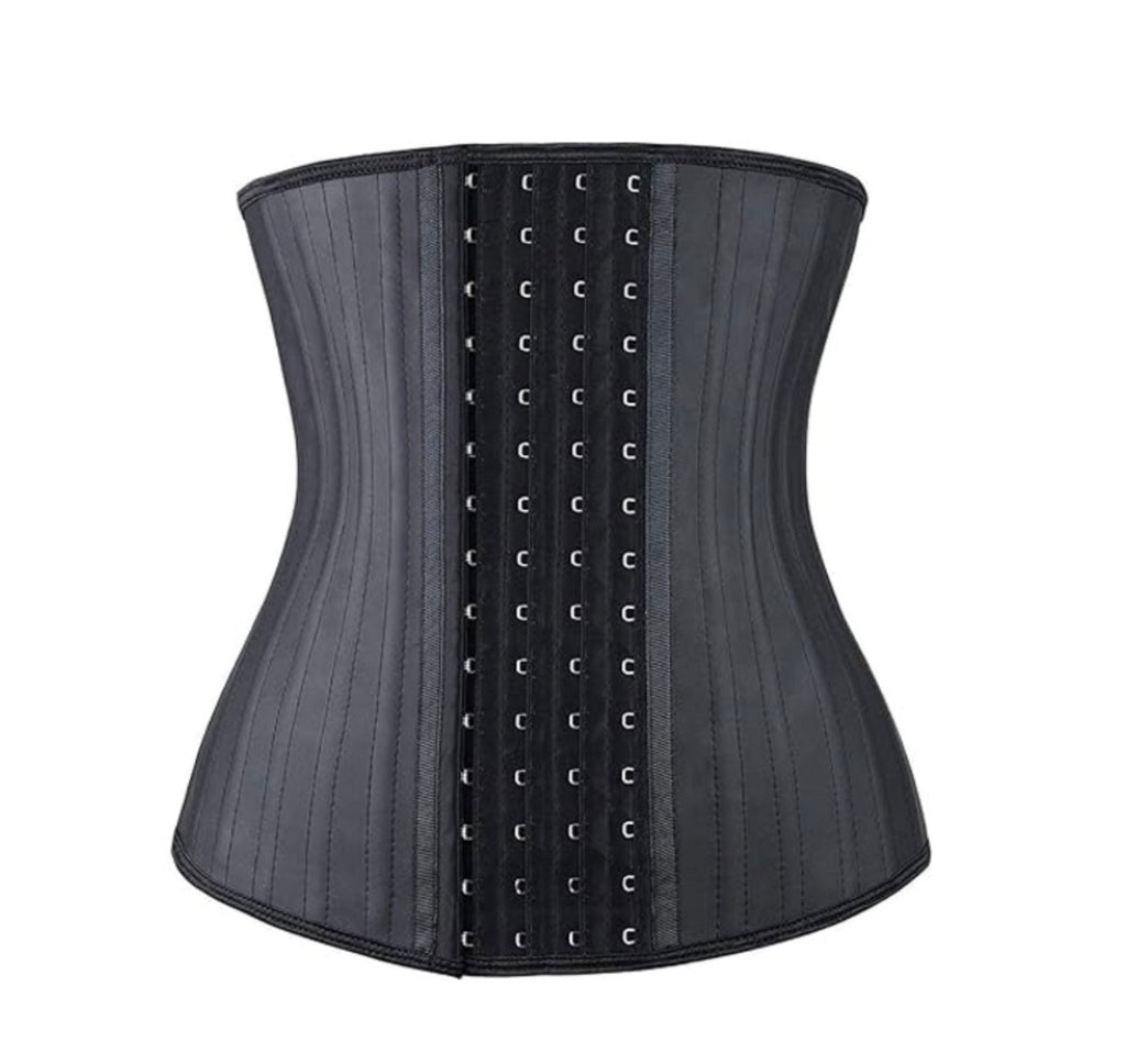 Pearl Steel – Steel Bone Latex Waist Trainer & Belly Slimmer