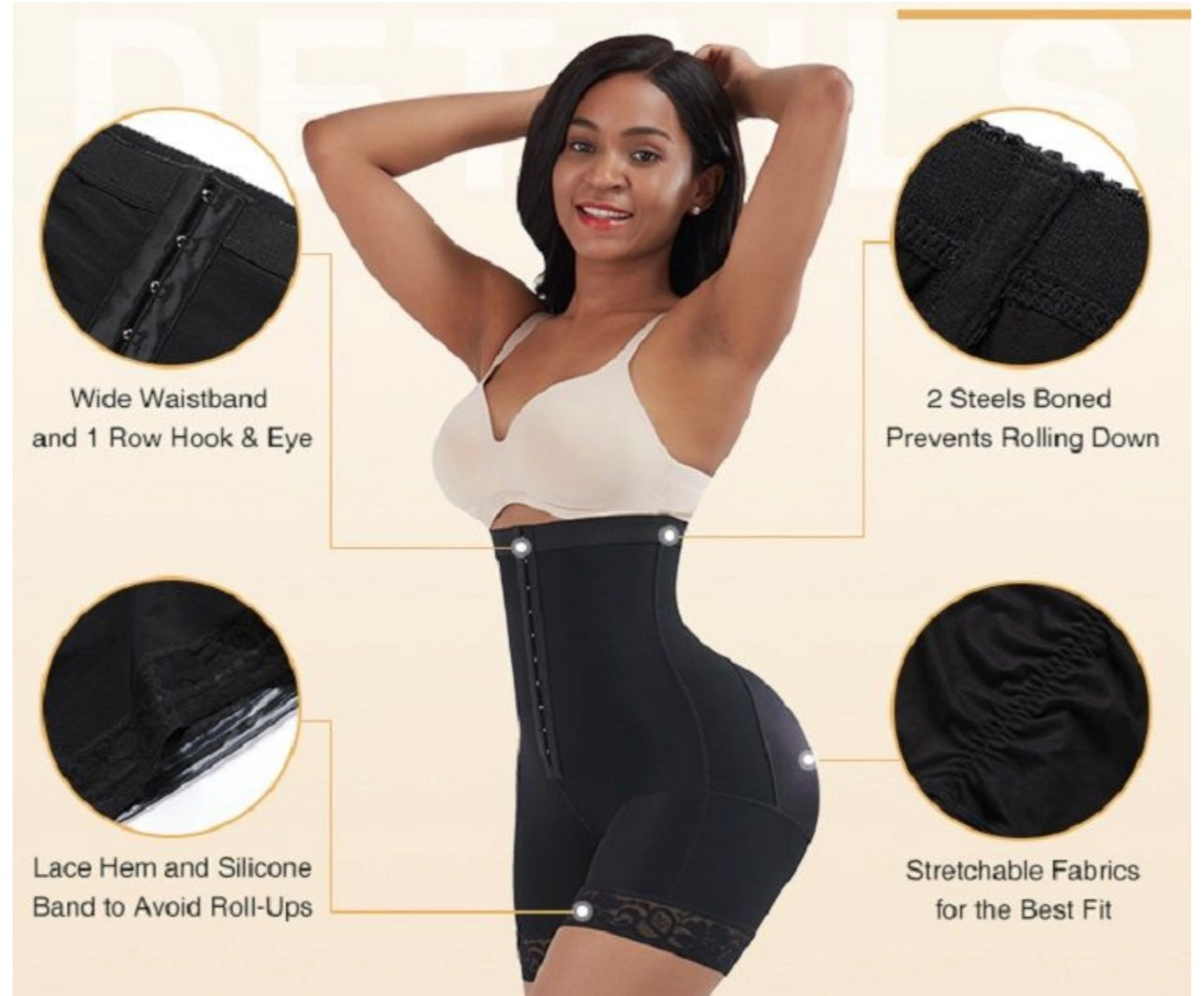 Pearl Boost – Butt Lifting High-Waist Tummy Control Shapewear
