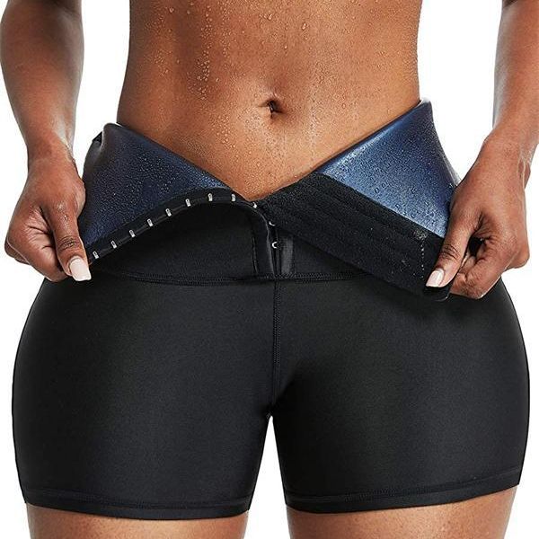 Pearl Sweat – High-Waisted Neoprene Waist Training Shorts