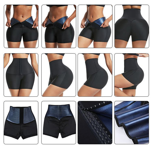 Pearl Sweat – High-Waisted Neoprene Waist Training Shorts